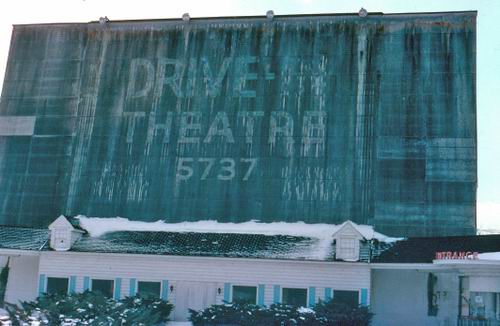 Lakeshore Drive-In Theatre - Old Photo (newer photo)